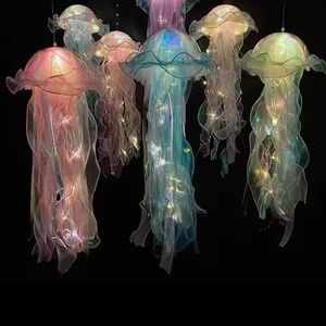 Pre Order Blue Jellyfish Hanging Lights